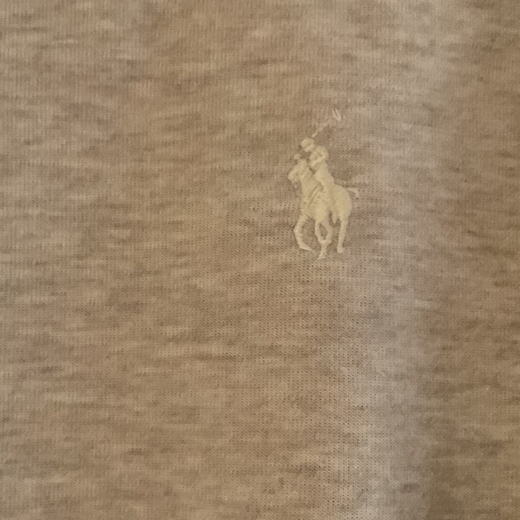 POLO RALPH LAUREN CREW NECK LIGHT BEIGE WOMAN SWEATSHIRT SIZE US Xl - Picture 4 of 11